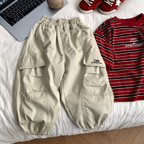 Children's versatile casual pants for girls