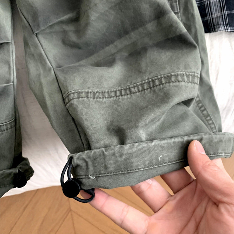 Male child laborer's spring and autumn casual pants