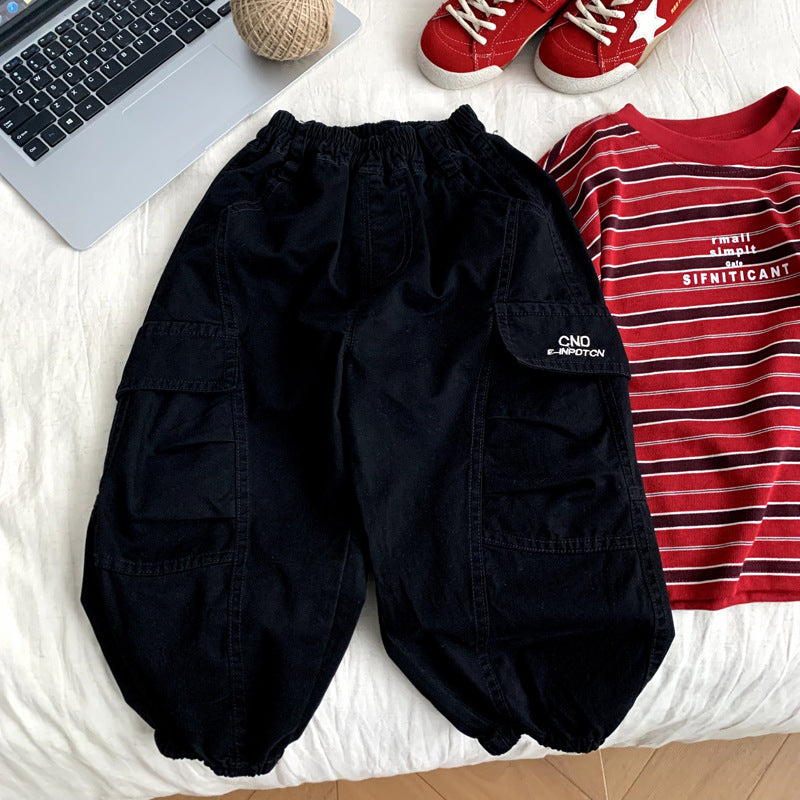 Children's versatile casual pants for girls